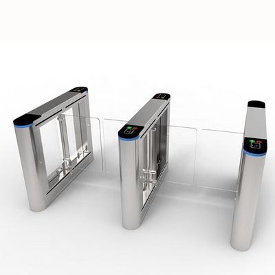 304 Stainless Steel Mid-rise Optical Glass Tailgate Detection Swing Turnstile