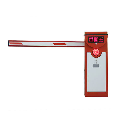 Durable Intelligent Automatic Oval Barrier Gate Boom Barrier With LED Light
