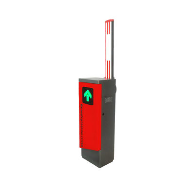 Vehicle Right Access Control LED Cabinet 6Meter Free Loading Arm Manual Parking Gate Barrier