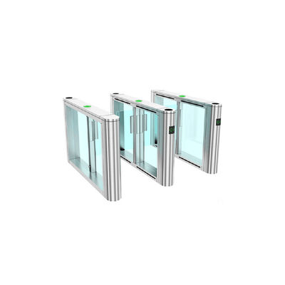 304 Stainless Steel Face Recognition Turnstile Swing Barrier Gate with Smart Card QR Code Reader