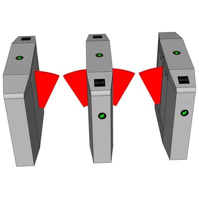 High Quality 304 Stainless Steel Gate RFID Fingerprint Access Control System Flap Access Barrier Gate for Park and Subway