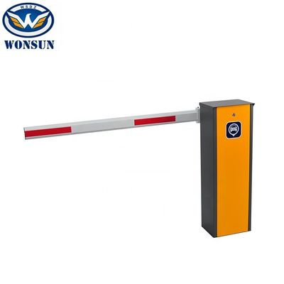 DC 24V Speed ​​Adjustable Motor Vehicle Barrier Road Brushless Adjustable Speed ​​Gate With Battery Backup Security Boom Barriers