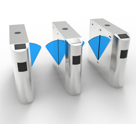 304 the latest hot sale 2021 stainless steel flap turnstile gate with stainless pedestrian control system automatic gate
