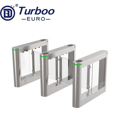 SUS304 Automatic Swing Barrier Speed ​​Swing Barrier Access Control White Swing Barrier Automatic Drawing Gate